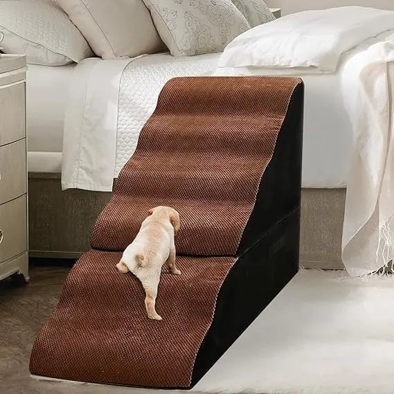 Premium Foam Dog Stairs For High Beds Durable Safe NonSlip