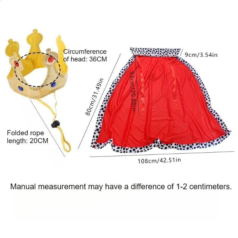 Halloween Dog Party Costumes Funny Dog King Costume for Small Medium Large Dogs Weird Pet Cloak Transformation Suit Holiday Gift