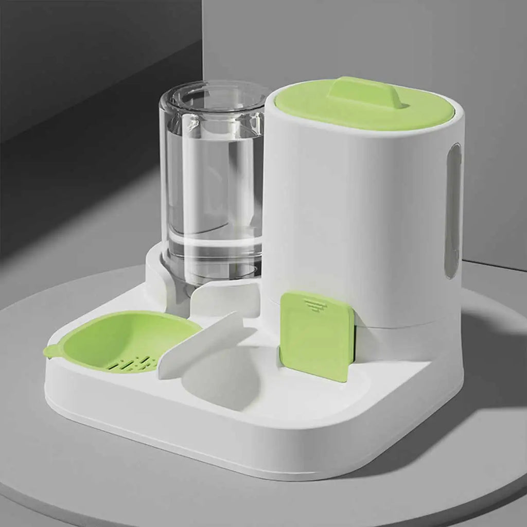 Dual-Purpose Pet Feeder and Water Dispenser for Small Dogs