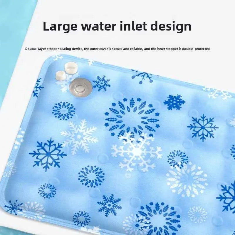 Floor Mat Cool Pet Cooling Mat Ice Gel Self Added Water Dog Cold Bed Mat Portable Durable Pet Ice Cushion For Small Big Dogs