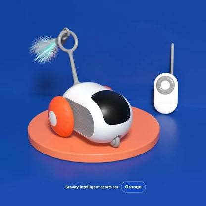 Automatic Rolling Remote Control Cat Toy For Interactive Play