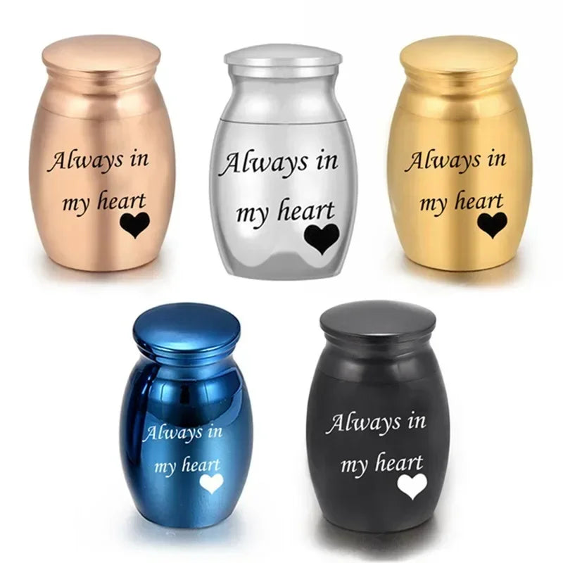 Hign-concerned Stainless Memorial Pet Waterproof Cremation Urn Keepsake For Ashes