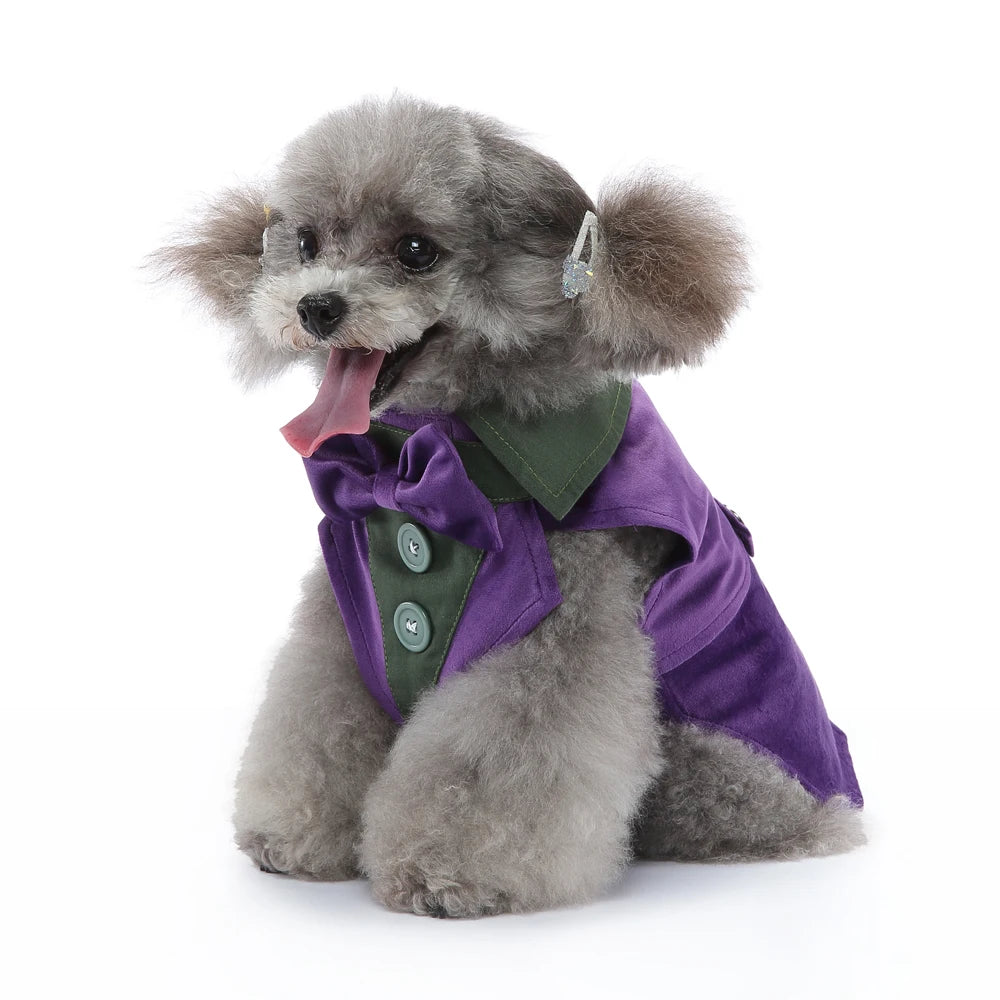 Christmas Dog Costume For Pets Tuxedo Wedding Outfit
