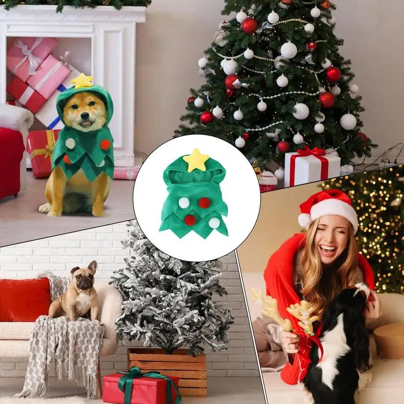 High-concerned Christmas Dog Hoodie for Small to Large Pets