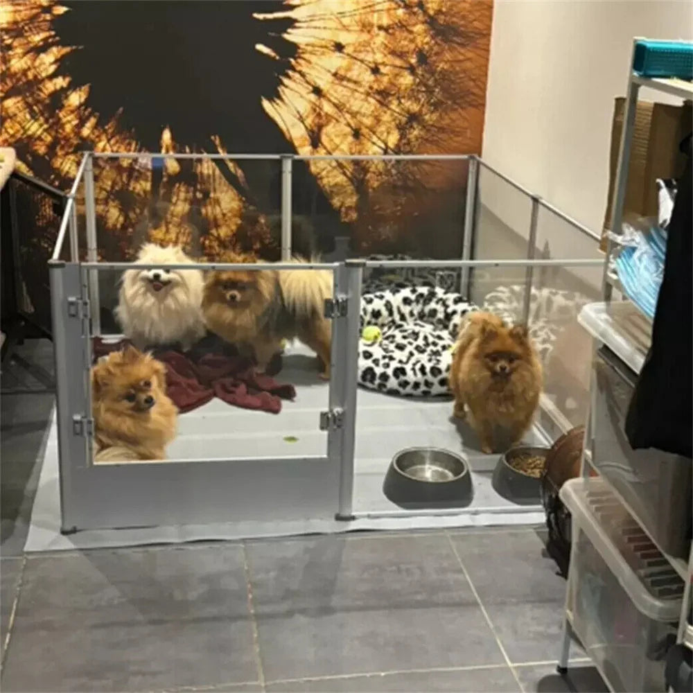 BORWARTH Acrylic 3 In 1 Dog Playpen And Whelping Pen