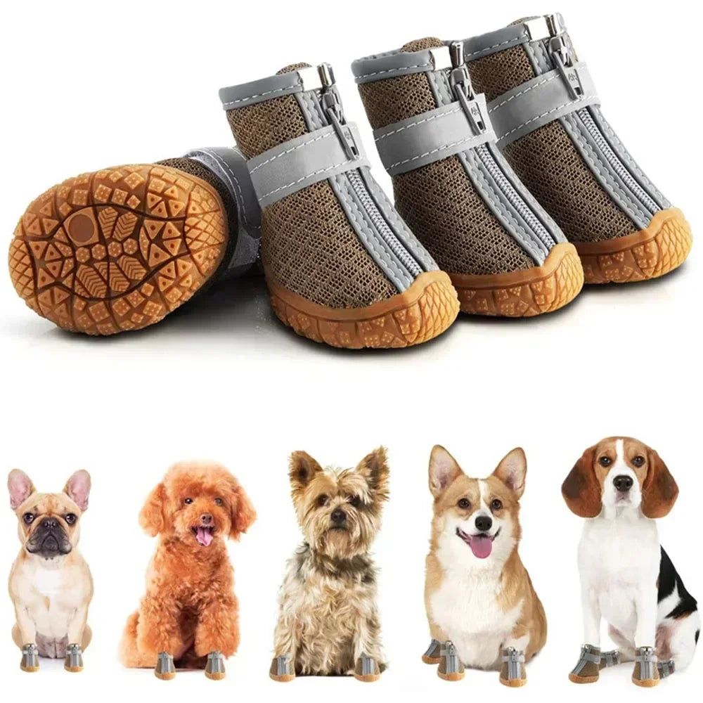 Breathable Anti Slip Dog Shoes For Puppies Lightweight Boots