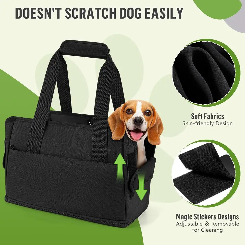Expandable Soft Dog Carrier Bag Sling for Small Dogs