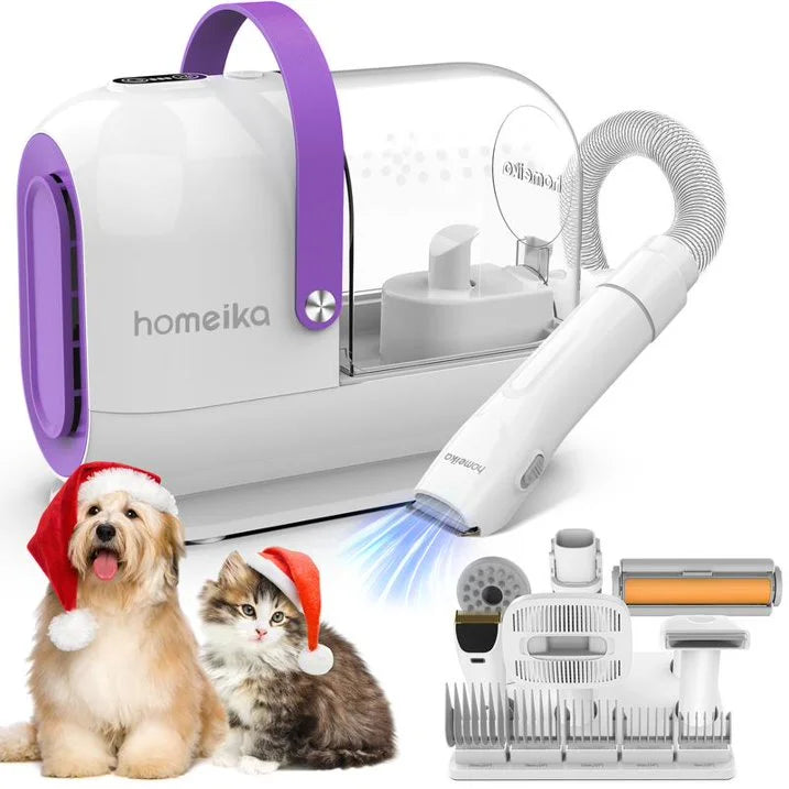 Homeika Dog Grooming Kit Pet Vacuum for Hair Removal