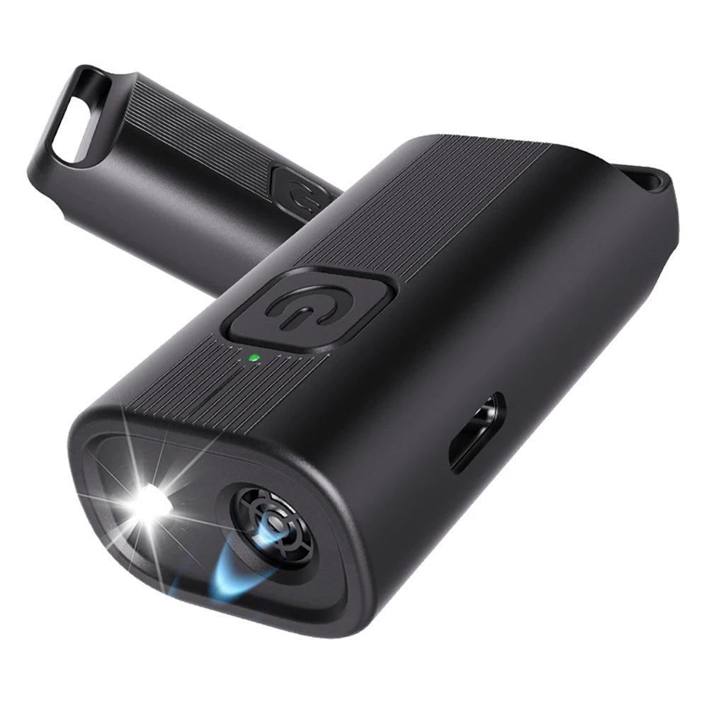 Ultrasonic Dog Bark Deterrent Device with LED Flashlight Rechargeable Pet Dog Repeller Dog Chaser for Small/Medium/Large Dogs