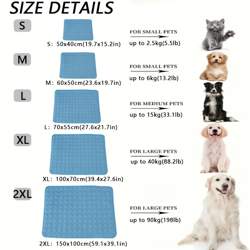 Dog Cooling Mat Self Cooling Pad For Large And Small Pets