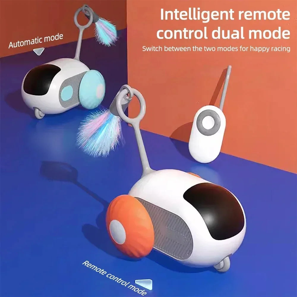 Automatic Rolling Remote Control Cat Toy For Interactive Play