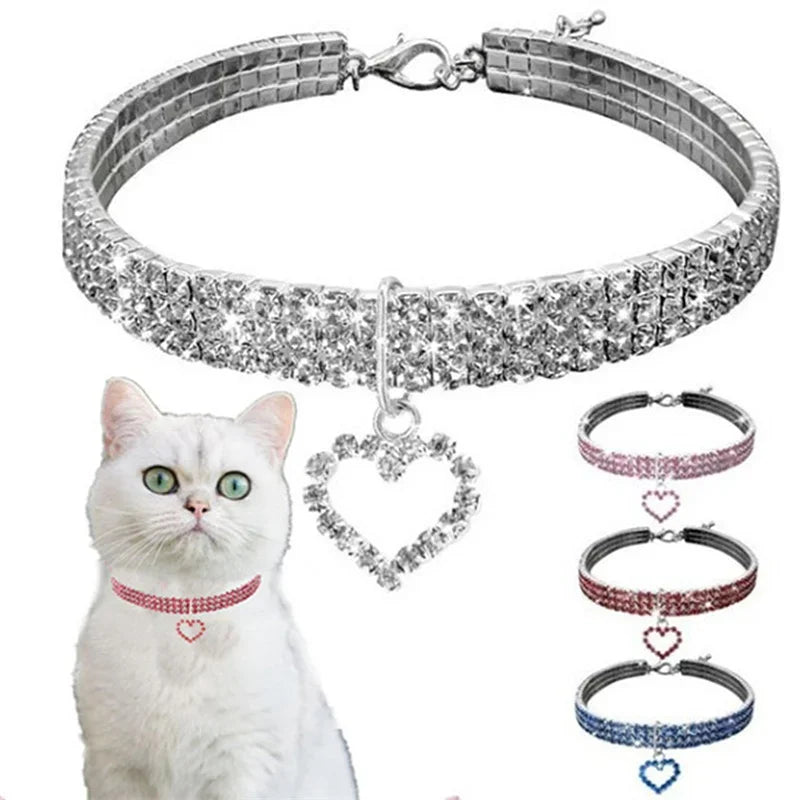Bling Rhinestone Dog Collar Crystal For All Dogs And Pets
