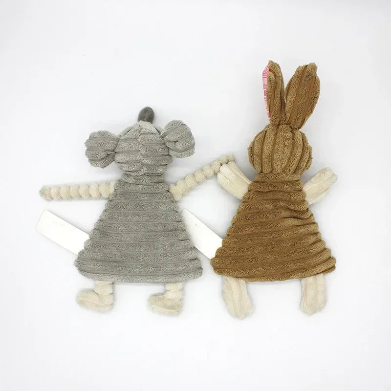 Plush Ring Paper Pet Dog Squeak Toy for Small Dogs Chihuahua Cleaning Teeth Puppy Toys Pet Accessories for Dogs