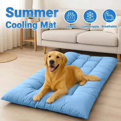 Summer Dog Rest Pad Rapid Efficient Cooling Effect Thickened Stable Support Structure Indoor Home All Scenarios Rest Mat For All Medium Large Breed Adult Dogs Daily Lying Use