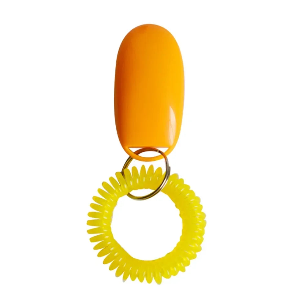 Hot Sale Portable Dog Button Clicker Sound Trainer Pet Training Tool Wrist BAccessory Pet Products Accessories  Dog cat Supplies
