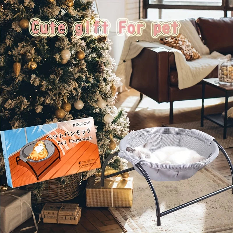 CN Cat Bed Hammock Breathable Cooling Sleeping Cat Sofa