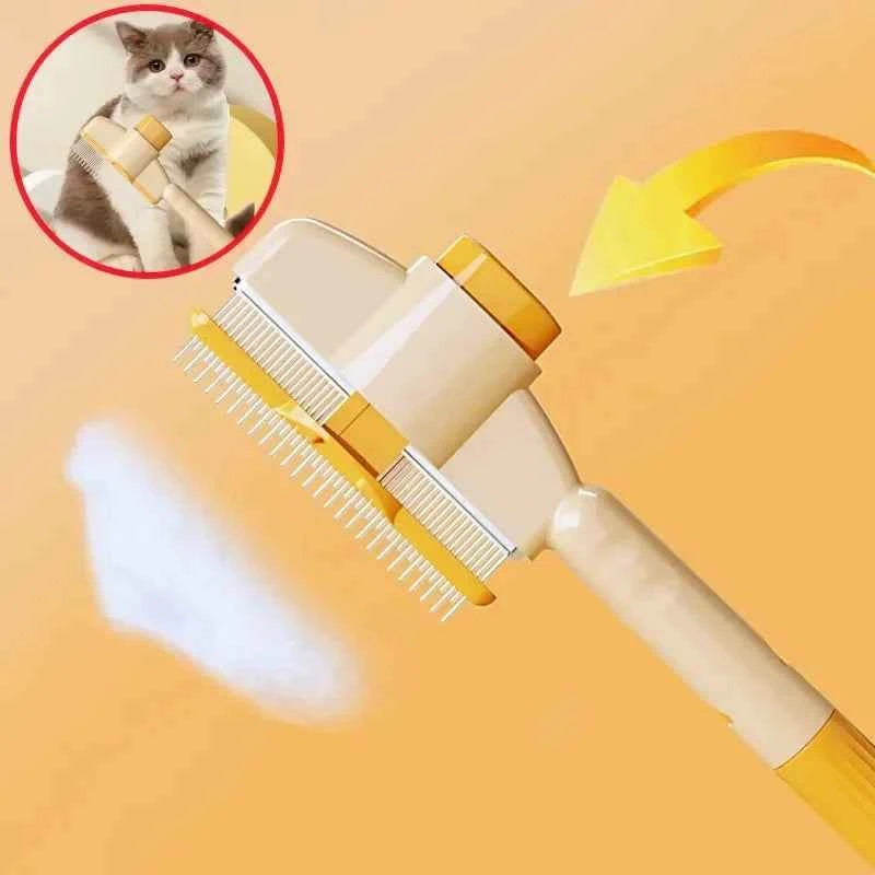 Dog Comb Pet Hair Remover One Button Dogs Brush Self-cleaning Cat Brush Massage Combs for Dog Grooming Brushes for Pet Products