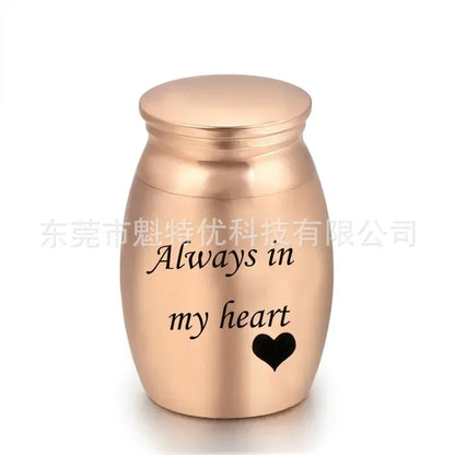 Hign-concerned Stainless Memorial Pet Waterproof Cremation Urn Keepsake For Ashes