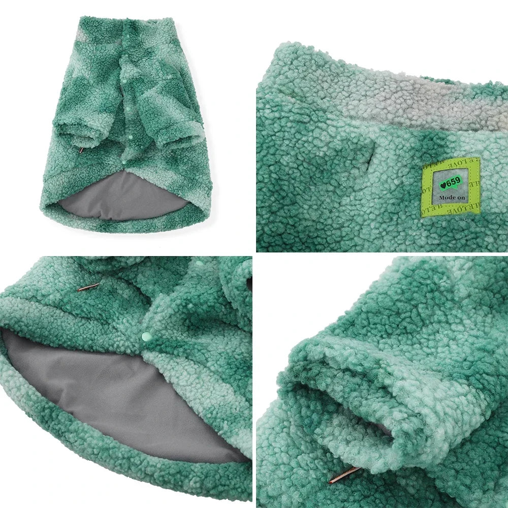 Thick Accessories Medium Large for Jacket 3XL-7XL Wool Dog Big Windproof Winter Pet Dogs Lambs Clothes Coat