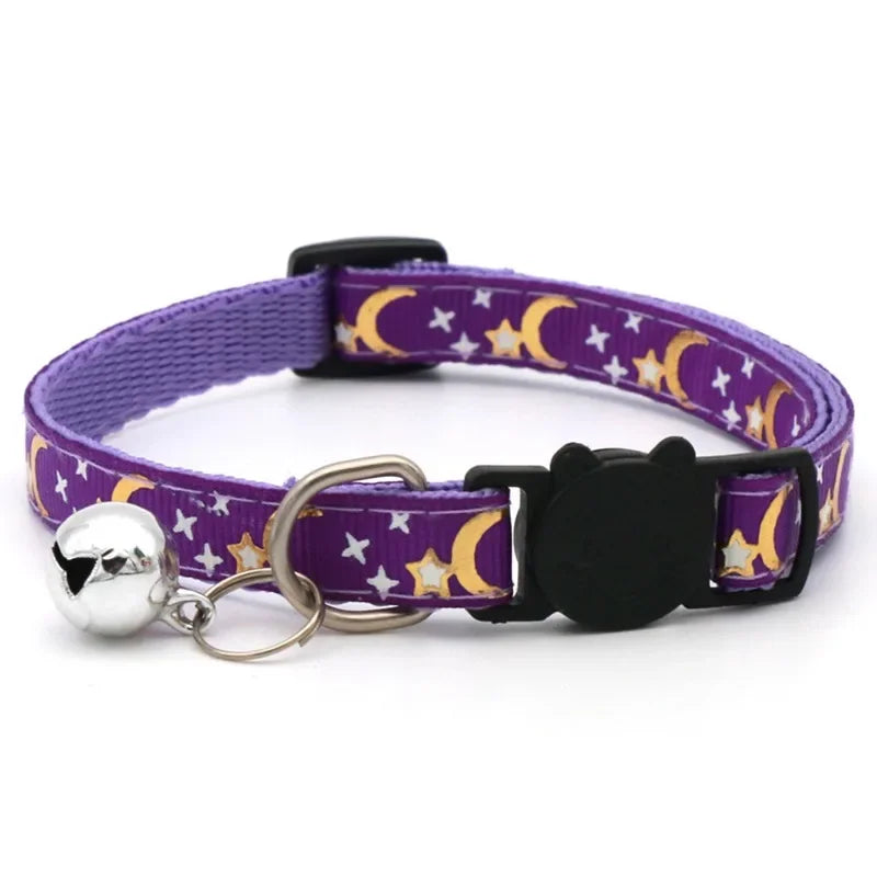 Noned Heart Charm Cat Collar With Bell And Soft Velvet