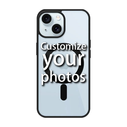 Magnetic Pattern Customized Acrylic Matte Phone Case For iPhone16 15 14 13 12 11 Pro Max XS Shockproof birthday gift pet dog