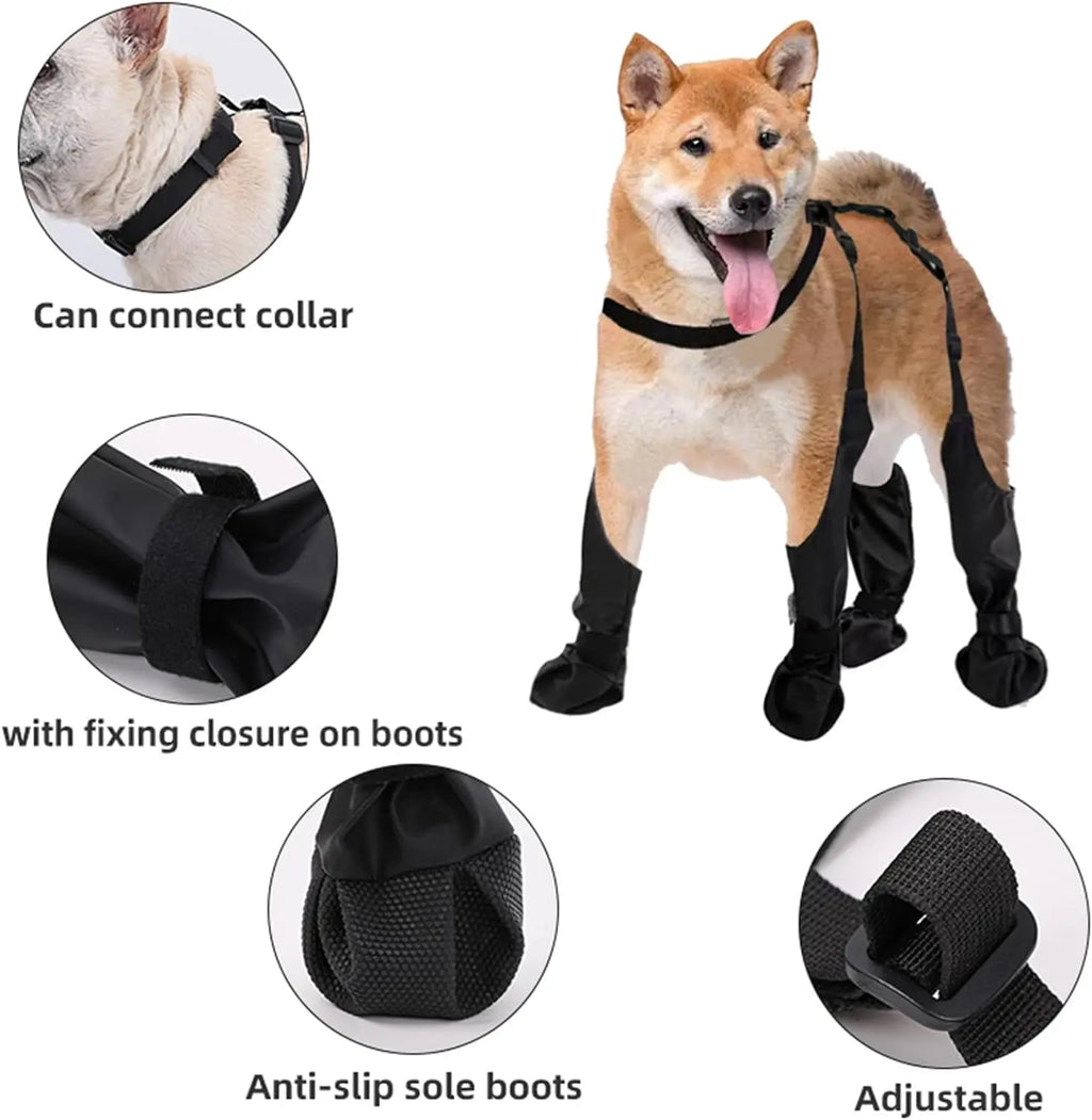CN Guangdong Dog Paw Protectors Boots Leggings Waterproof Outdoor Walks