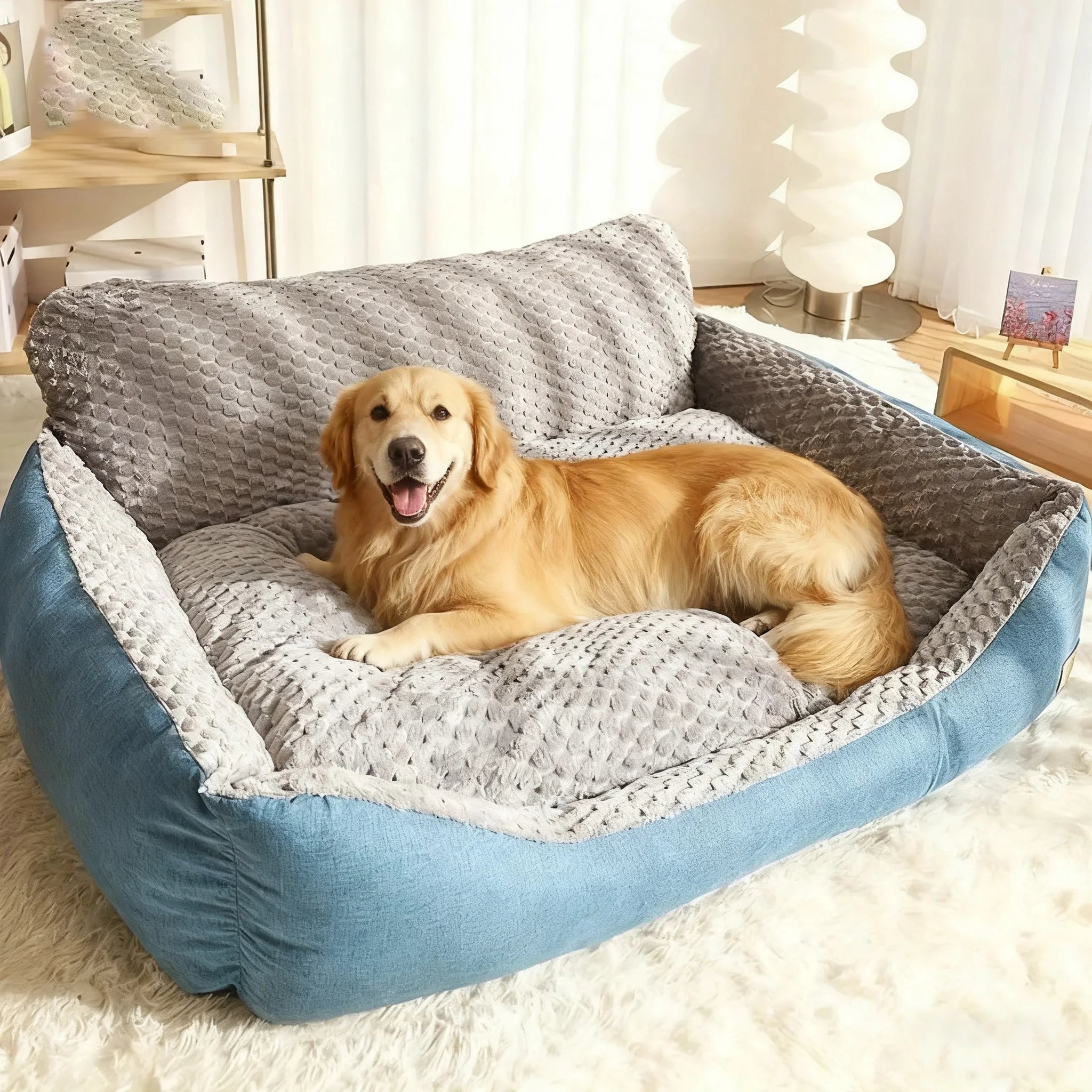 NONECN Premium Dog Bed Non Slip Bottom Machine Washable