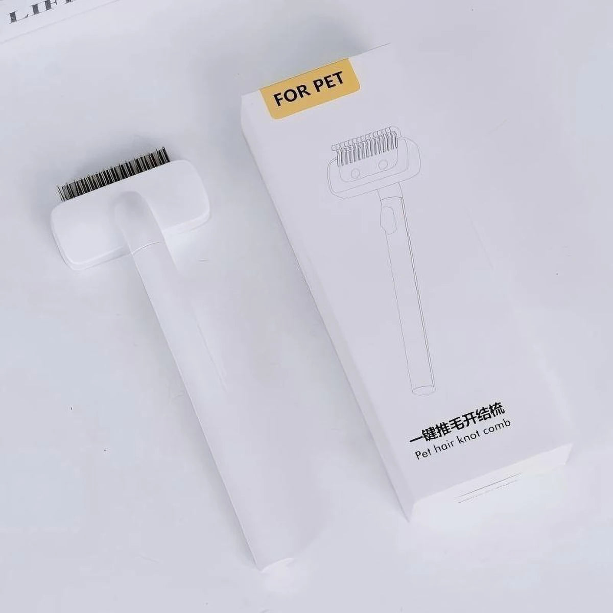 Hign-concerned Pet Comb for Cats and Dogs Rounded Knife Head