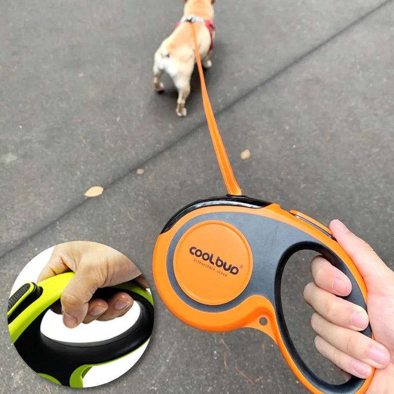 NONECN Portable Automatic Retractable Dog Leash Nylon