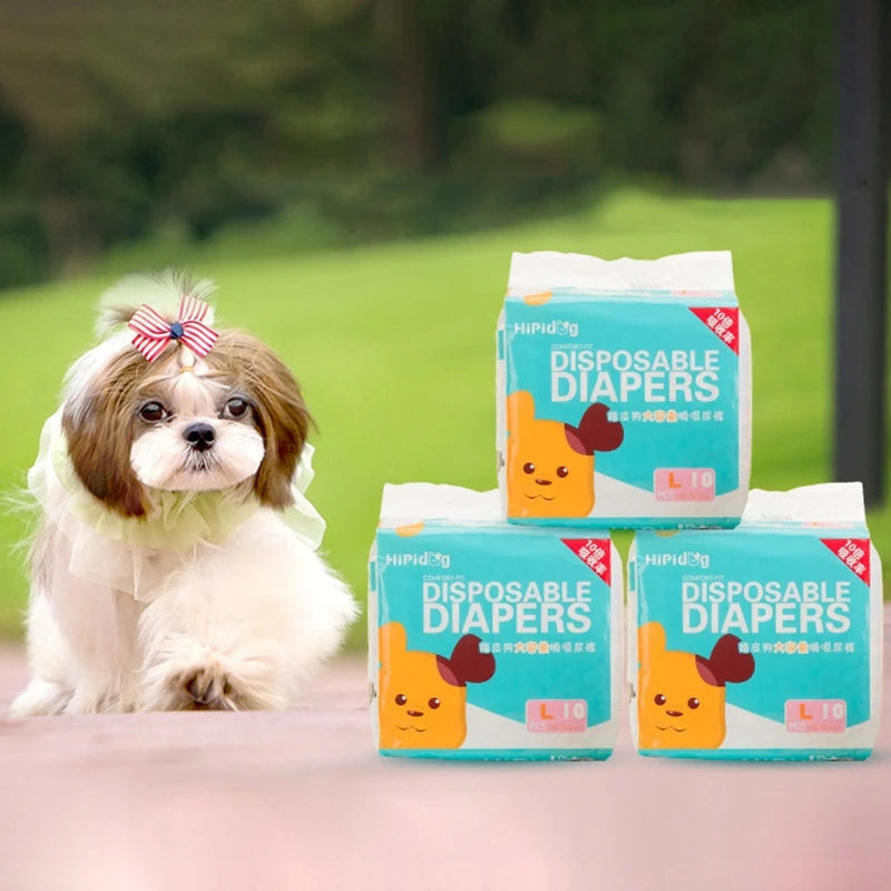 Breathable Super Absorption Female Dog Diapers Leakproof