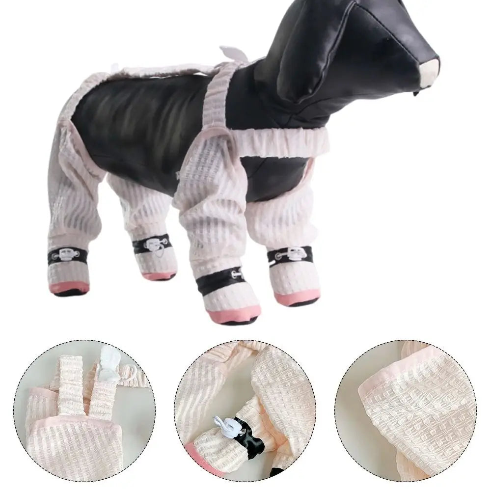 Dog Four Legged Pants For Outdoor Walks Anti Slip Jumpsuit