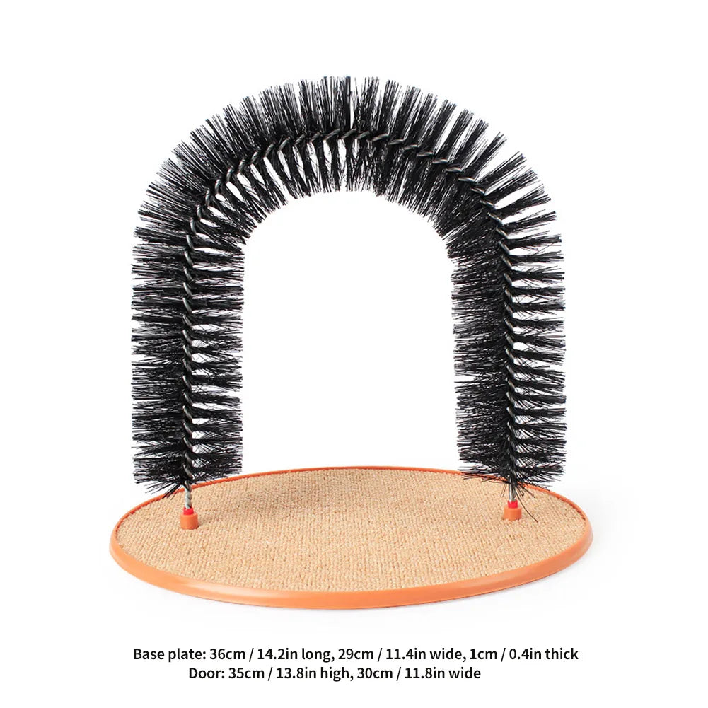 APWIKOGER Cat Arch Self Groomer Kitten Massager Toy