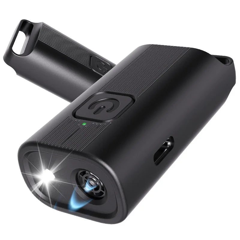 5-meter range ultrasonic anti-barking device, portable dog repeller, USB rechargeable, suitable for indoor/outdoor training use