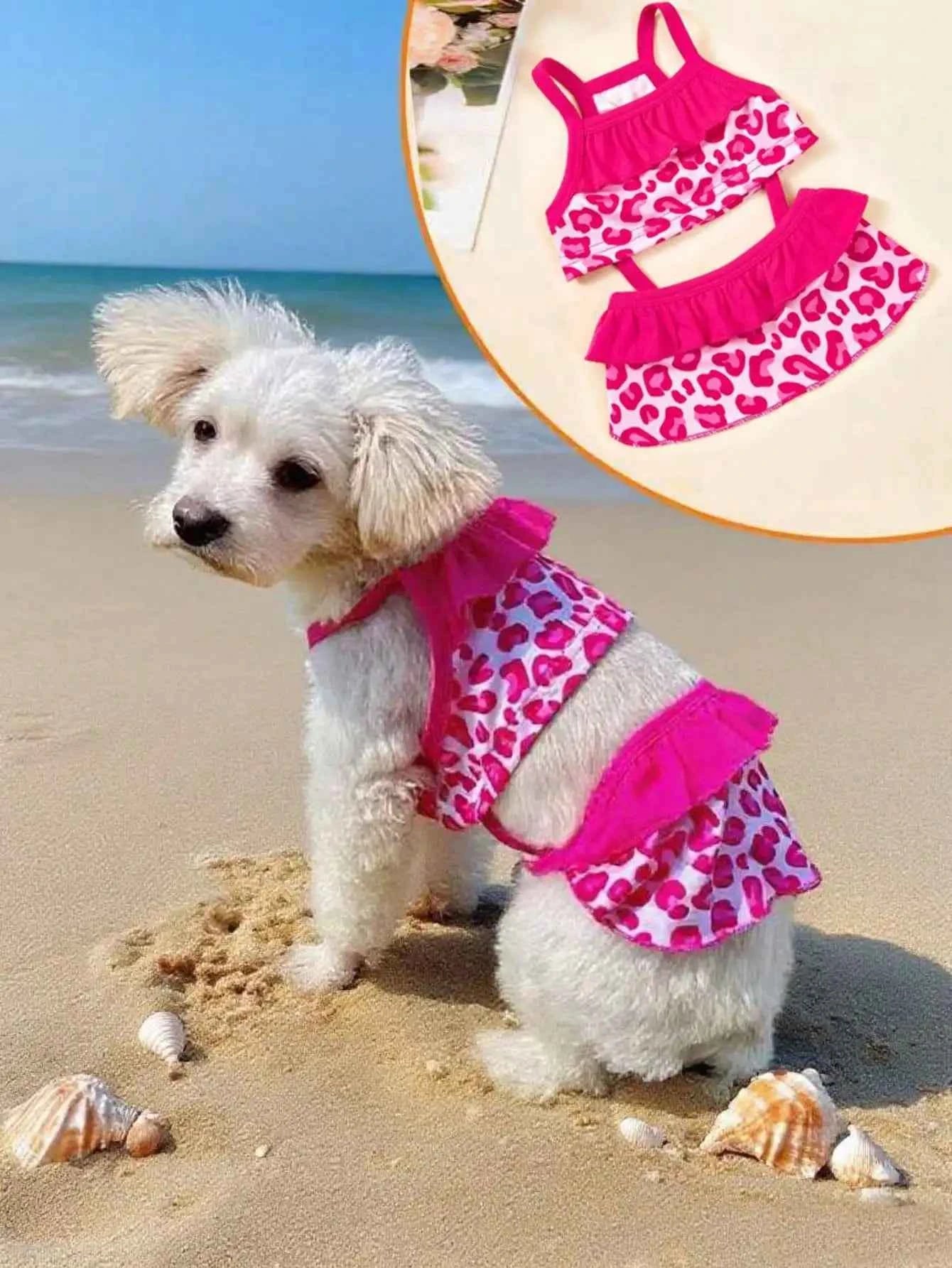 Pet Dog Lace Camisole Dress Daily Wear Outdoor Photoshoots Clothes