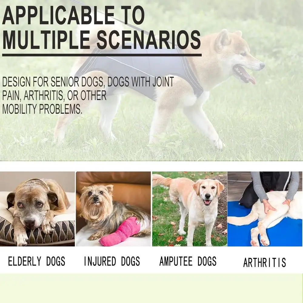 OVOZI Dog Support Harness With Lifting Sling For Mobility