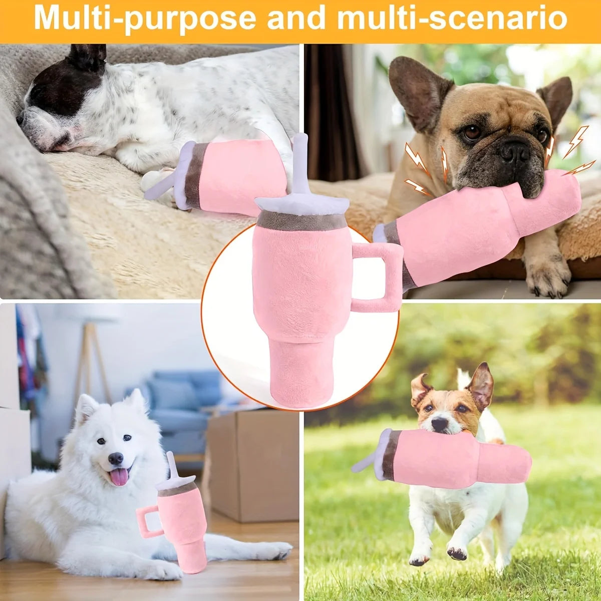 Dog Water Cup BPA-Free Floating Fetch Toy For Pool