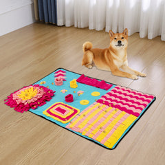 Fleece Sniffing Mat For Pets Interactive Dog Puzzle