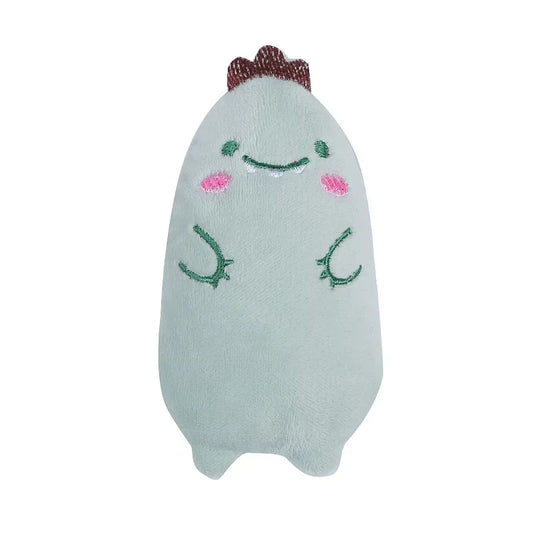 1pcs Catnip Plush Cat Toy Oval Plush Puppet Toys Cat Throwing Toys Plush Puppet Toys Pet Cat Accessories