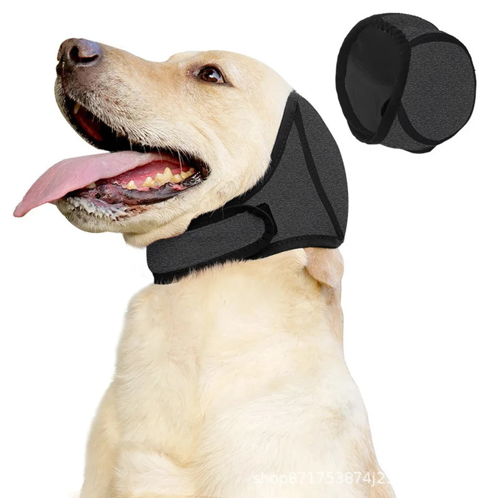 Nylon Dog Noise Reduction Ear Muffs for Swimming Headgear