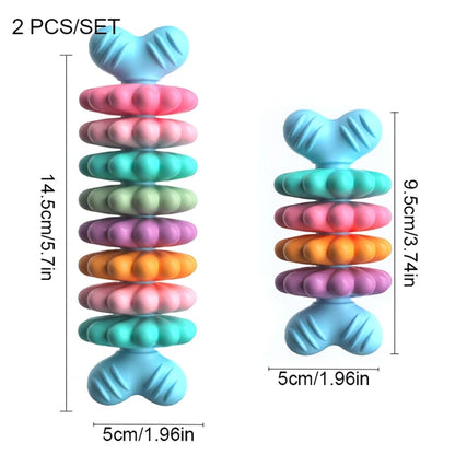 Durable Dog Chew Bone Toy Set For Teething And Dental