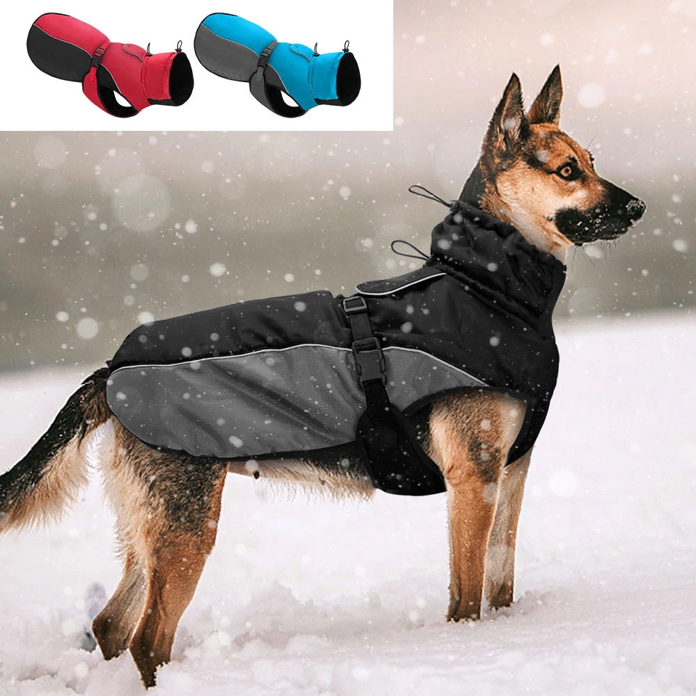 Waterproof Reflective Raincoat For Dogs With Soft Lining Jacket