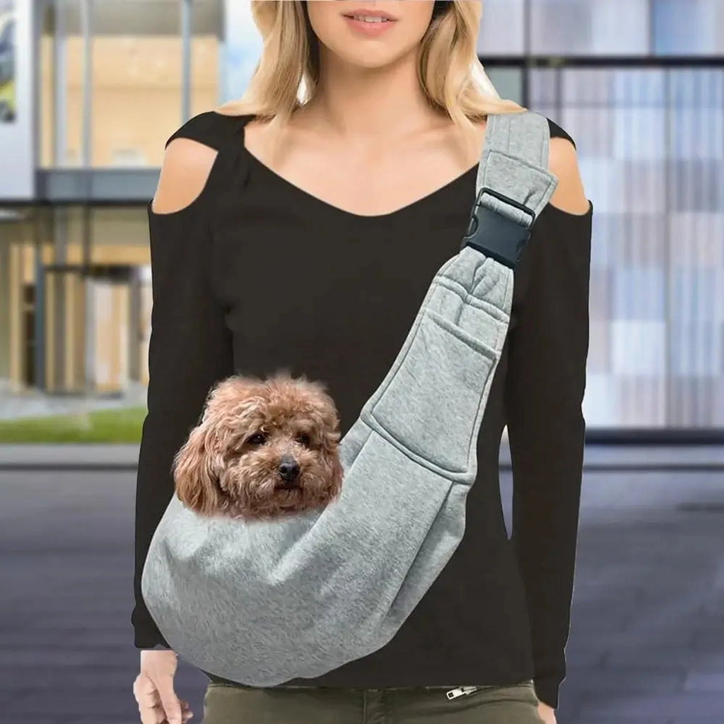 Pet Sling Carrier Hands Free Reversible Bag For Small Pets