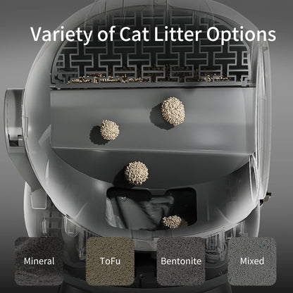 Pet Harmony Supplies Self Cleaning Litter Box Multi Cat