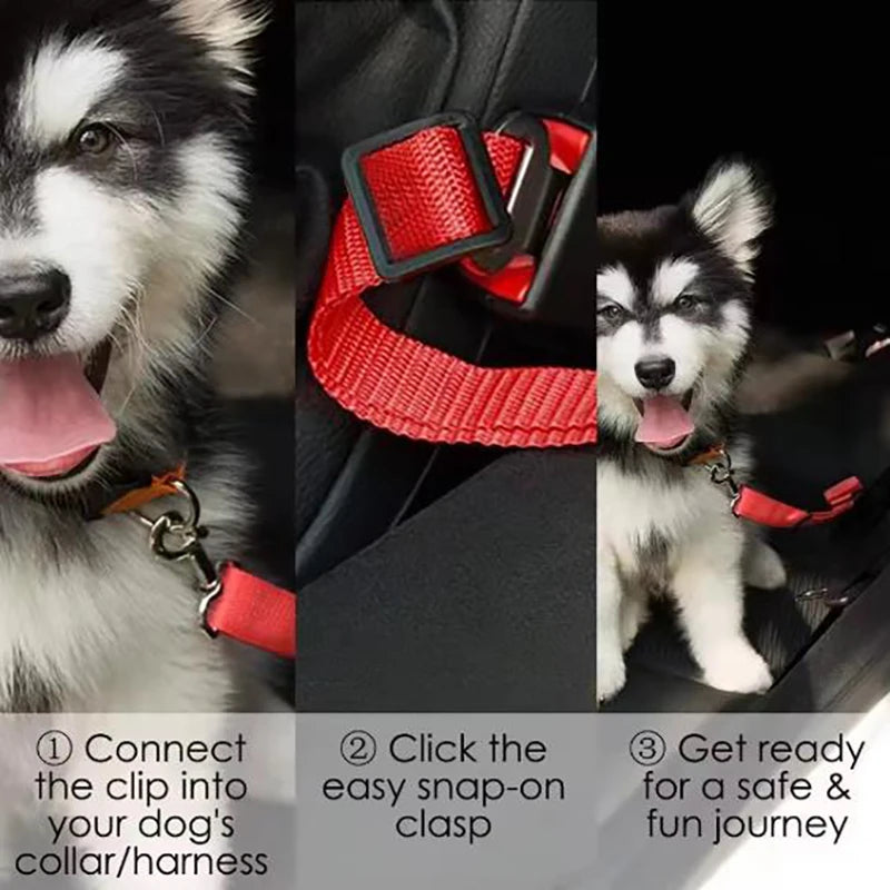 Dog Car Seat Belt Harness Safety Protector For Travel