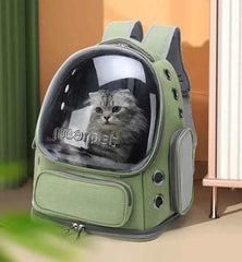 Pet Cat Carrier Backpack Outdoor Bag For Small Dogs Breathable