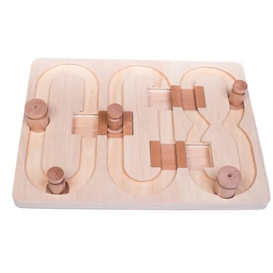 YAO HUI HUANG Agent 008 Interactive Wooden Puzzle Toy for Dogs