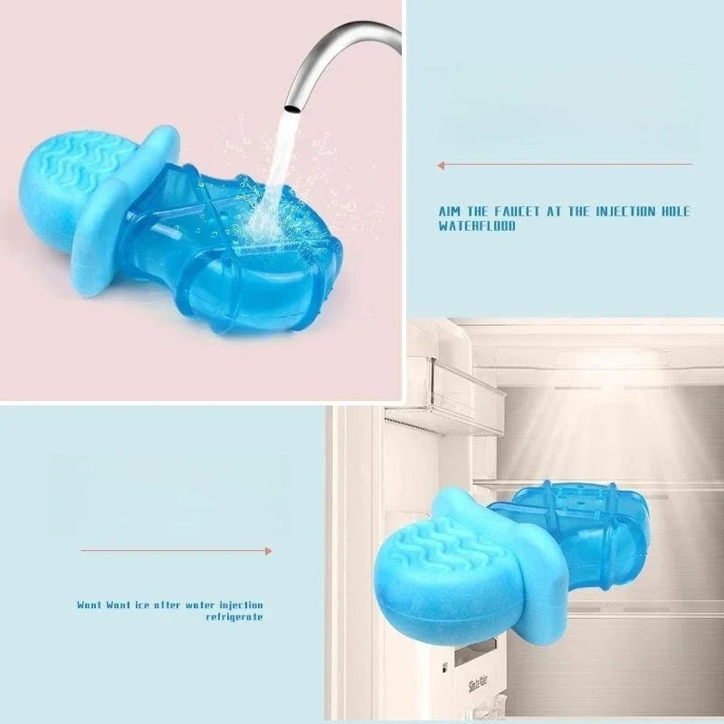 Freezable Ice Pop Dog Chew Toy Water Filled Cooling Teether