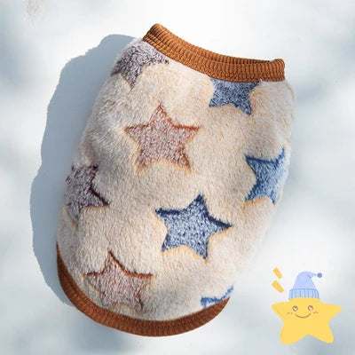 Kajipet Soft Flannel Dog Winter Vest Warm Puppy Cat Jacket