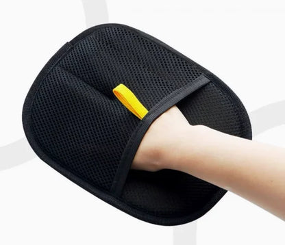 Pet Grooming Gloves Hair Remover Brush Pet Hair Remover Gloves for Dog Cat Rabbit with Long/Short/Curly Hair