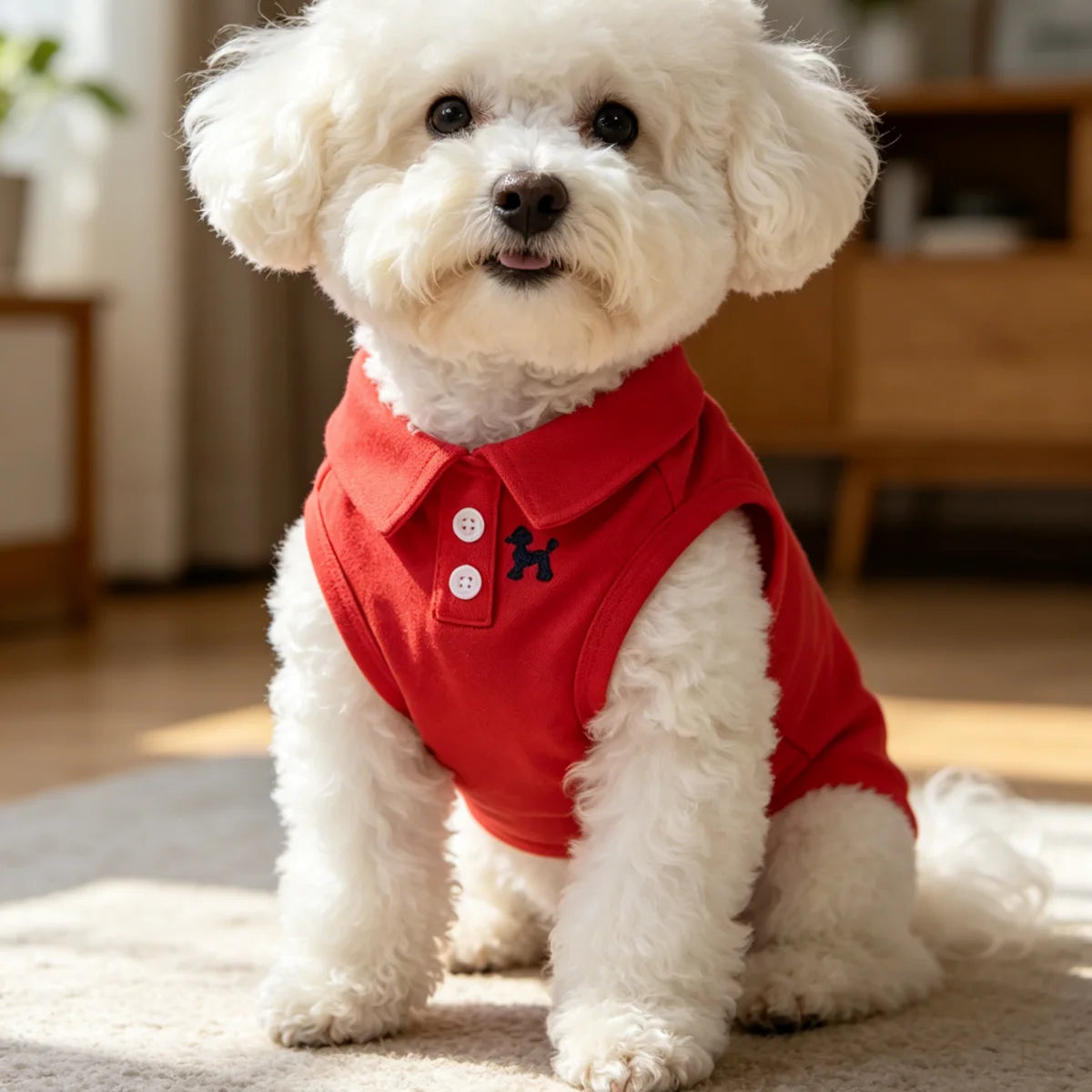 Breathable Summer Pet Polo Shirt Puppy Cat Clothing Skin Friendly